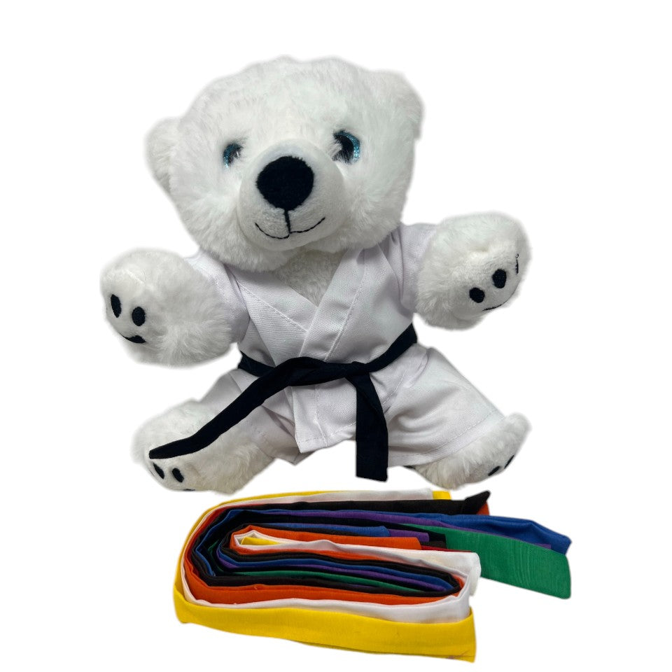 Karate/Taekwondo Uniform w/ Color Belts for 16 Inch Stuffed Toy