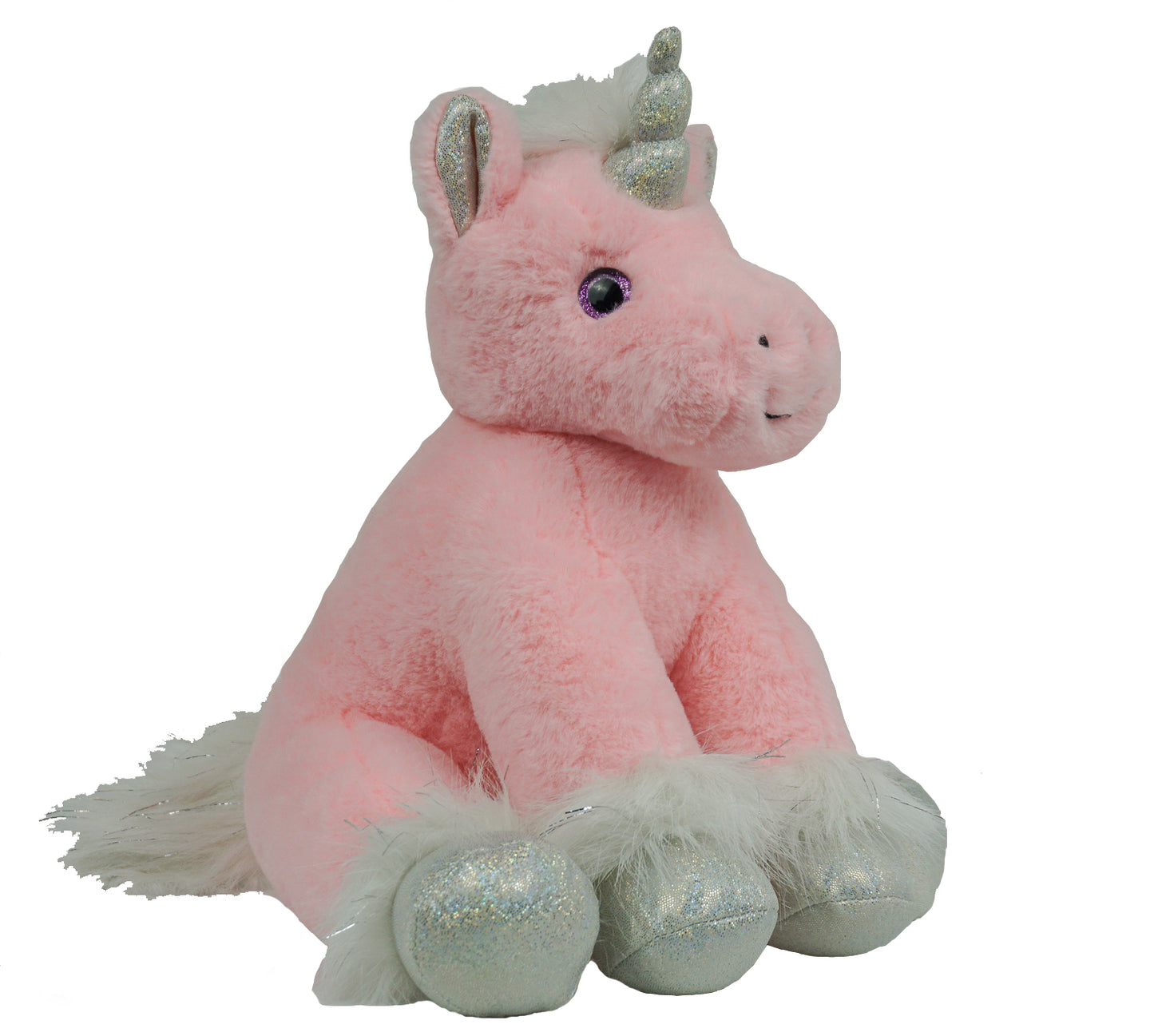 16-Inch Pink Unicorn (Eco) Stuffed Toy – Eco-Friendly Pink Unicorn Plush