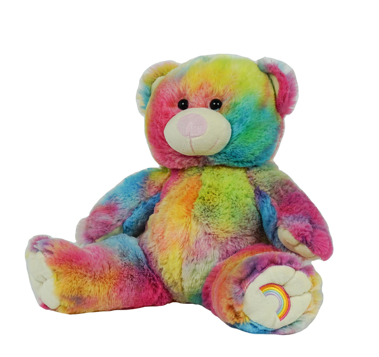 16 Inch Rainbow Bear Stuffed Toy – Soft, Colorful & Huggable Plush