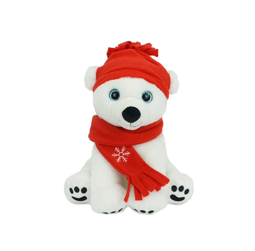 Red Hat & Scarf for 16-Inch Teddy Bear Plush Toy