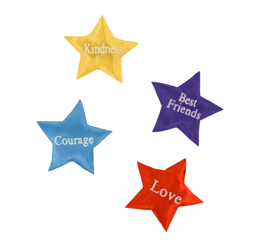 Assorted Star Print Fabric for Crafts - Colorful Star Patterns for DIY Projects