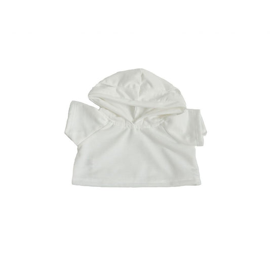 White Hoodie for Plush Toys (16 Inch) – Pack of 6 Stuffed Animal Clothes