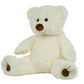 White Twist Teddy Bear 16 inch - Soft, Cuddly Plush Toy for Valentine’s Day