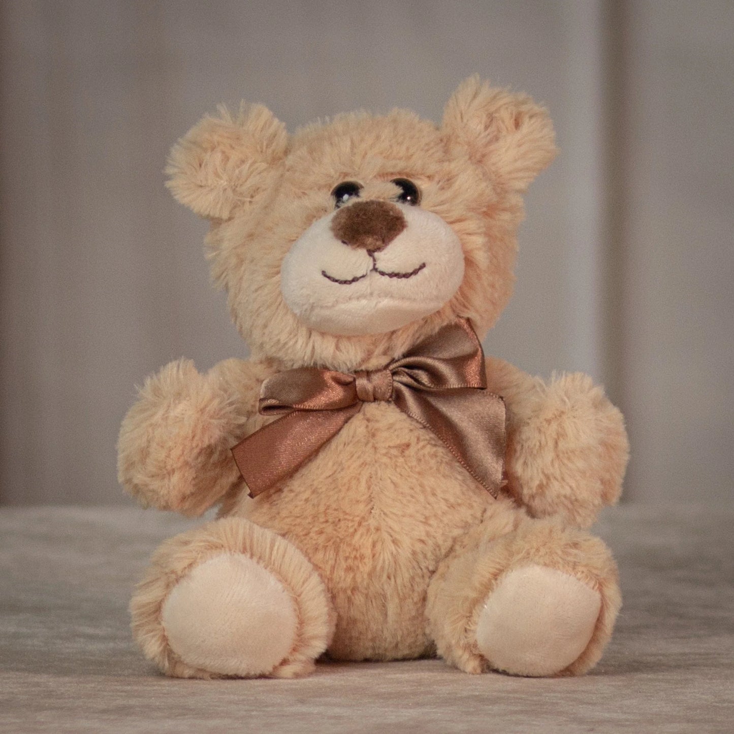 6 Inch Cute Teddy Trio Beige - Soft & Adorable Plush Bear