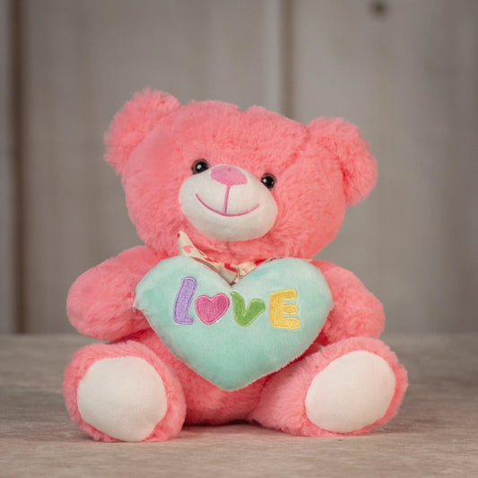 9.5 Inch Pastel Valentine Bear - Adorable Soft Bears