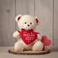 12 Inch Hugs & Kisses Teddy Bear – Gift for Love & Affection