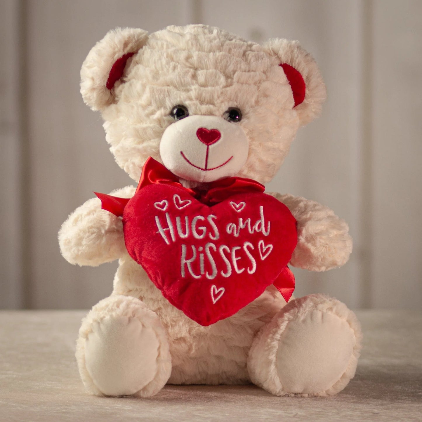 12 Inch Hugs & Kisses Teddy Bear – Gift for Love & Affection