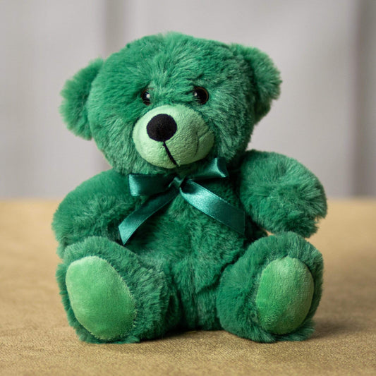 6 Inch Pine Grove Green Teddy Bear – Soft Plush Collectible Gift