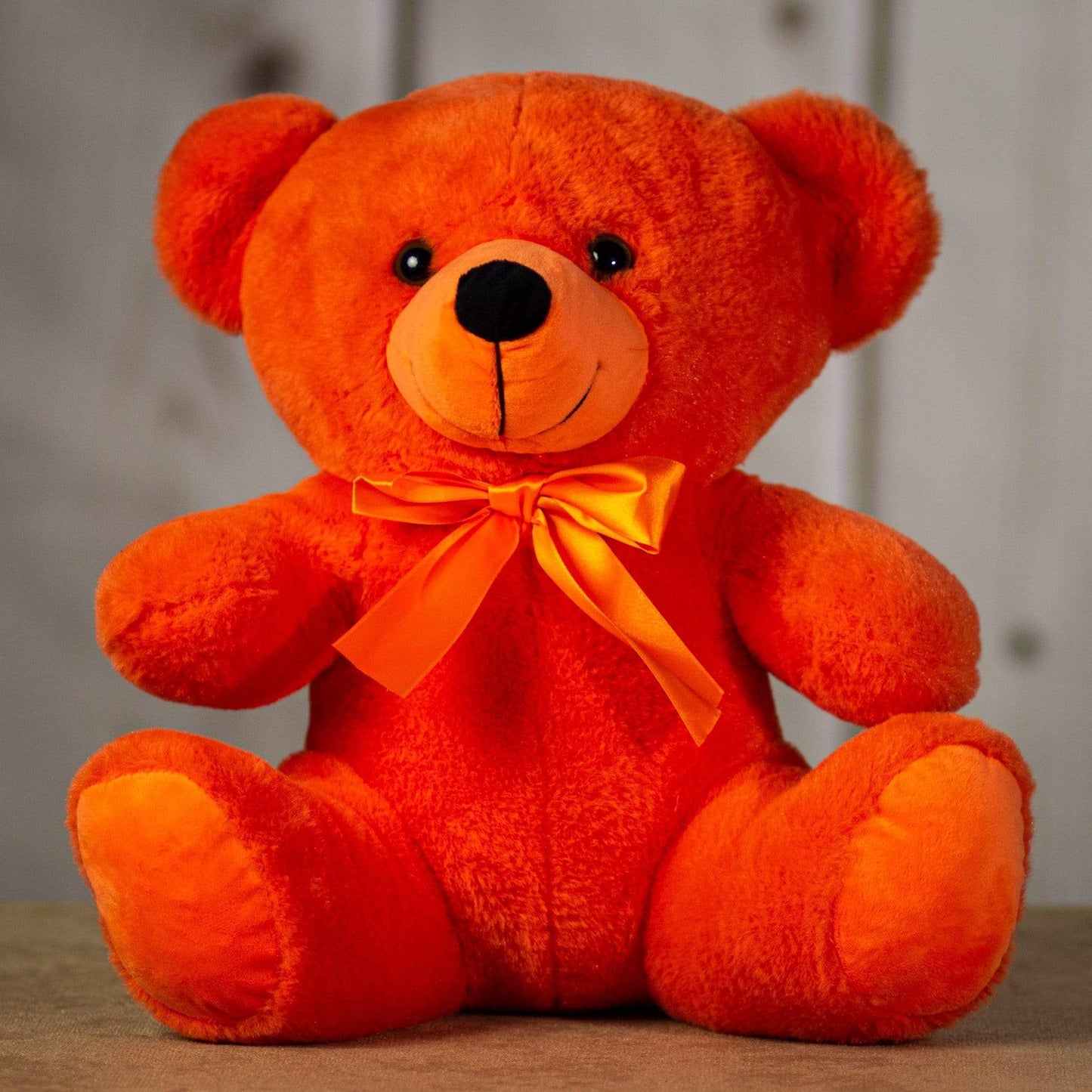 14 Inch Rainbow Colorama XL Bear - Orange Plush Stuffed Animal Toy