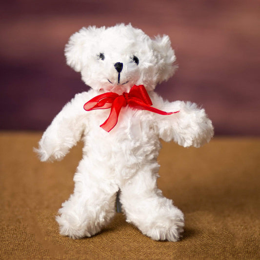 7.5 Inch Curly Hug Bear – Soft & Cuddly Plush Toy