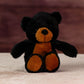 11 Inch Cuddly Black Bear Plush – Soft, Huggable Toy