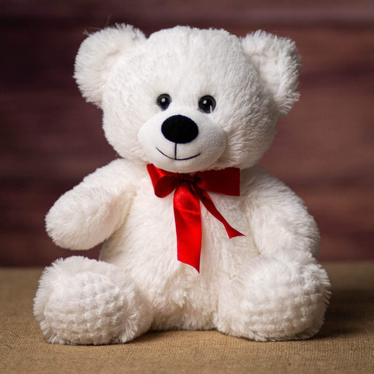 10.5 Inch Classic White Bear – Soft Plush Toy