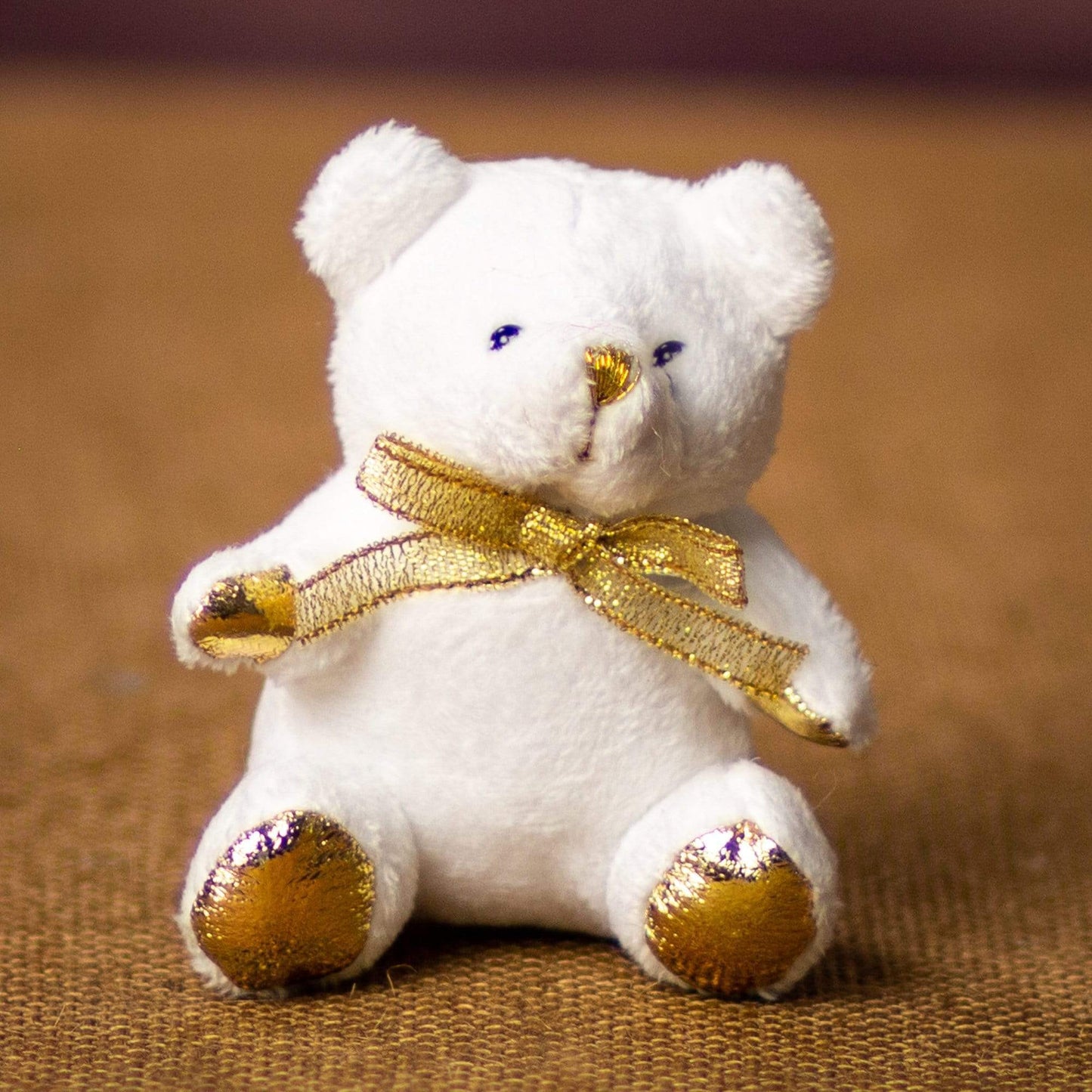 3.5 Inch Golden Teddy Bear - Plush Collectible Gift for Kids & Collectors