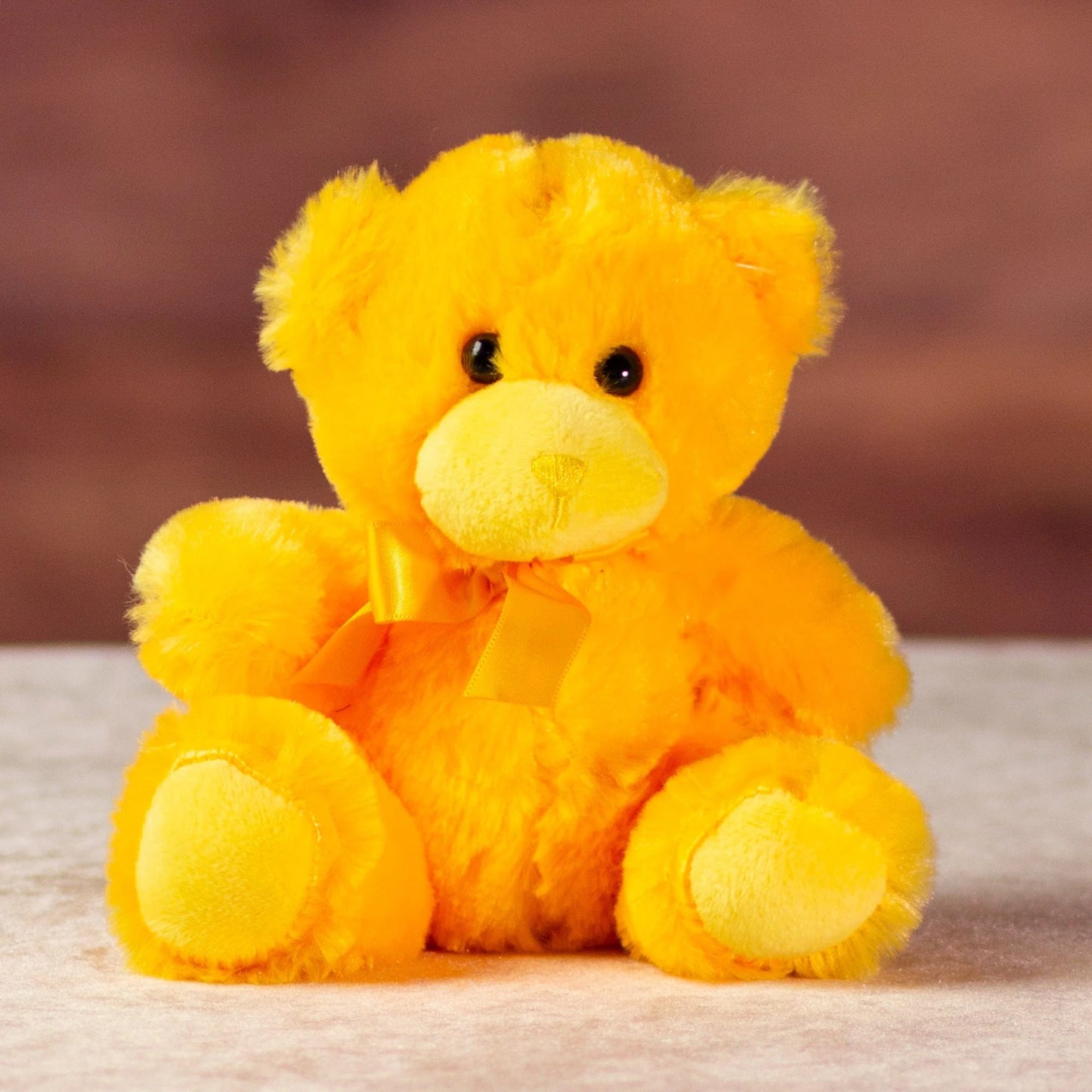 6 Inch Yellow Bright & Cheery Bears - Adorable Plush Bears