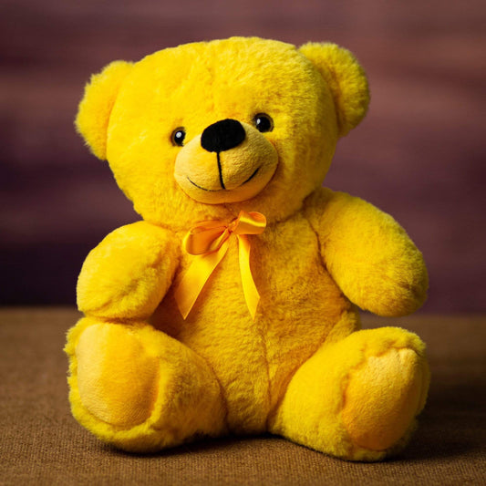 9 Inch Bumblebee Yellow Colorama Plus+ Bear - Soft Plush Stuffed Toy